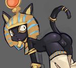  balls butt cat code_of_princess deity egyptian feline lamp male mammal marcopolis_neko ornaments presenting solo 