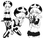  alternate_costume bad_id bad_pixiv_id banned_artist belt boots flat_chest glove_pull gloves greyscale hat jakuzure_nonon kill_la_kill monochrome nudist_beach_uniform s_tanly single_glove skull_print spoilers thigh_boots thighhighs utility_belt 