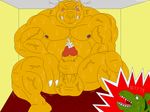  abs absurd_res anthro balls biceps big_balls big_muscles big_penis blush claws cum dinosaur erection extreme_dinosaurs fangs green_skin growth hi_res hyper macro male masturbation maxime-jeanne muscles nipples nude pecs penis reptile sauropod scales scalie stegosaurus stegz_(extreme_dinosaurs) sweat t-bone_(extreme_dinosaurs) theropod topless tyrannosaurus_rex vein 