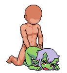  cervix cum cum_in_pussy cum_inside erection faceless_male female goblin green_skin horn human internal low_res male mammal penetration penis sex straight young 