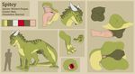  anus balls claws dragon english_text erection fangs feral fersir flaccid flared_penis green_skin horn horsecock knot male model_sheet nude penis red_eyes sheath size_difference solo spitey text toe_claws tongue tongue_out vein western_dragon 