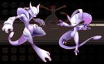  blue_eyes mega_mewtwo_x mega_mewtwo_y mega_pokemon mewtwo nintendo no_humans pokemon red_eyes 