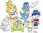  alli alligator amphibian animal_crossing animal_crossing_boy bikini blush canine crossgender dog female frog human isabelle_(animal_crossing) j_hughes kapp&#039;n kapp'n kappa lily lily_(animal_crossing) male mammal nintendo penis pussy reptile scalie swimsuit video_games 