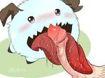  ambiguous_gender blush cute disembodied_penis drooling duo erection fellatio feral fur hi_res league_of_legends licking looking_up m@rt male monster nude open_mouth oral oral_sex penis penis_in_mouth poro saliva sex solo_focus tongue tongue_out unknown_species video_games 