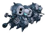  chibi gun gundam gundam_wing machine_gun mecha no_humans noah_noah sd_gundam solo weapon 