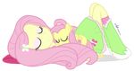  alpha_channel clothing dm29 duo equestria_girls equine eyes_closed eyeshadow female fluttershy_(eg) fluttershy_(mlp) friendship_is_magic hair horse human lying makeup mammal my_little_pony on_back pegasus pillow pink_hair plain_background pony skirt socks transparent_background wings young 