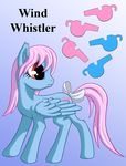  bow cutie_mark equine female mammal my_little_pony pegasus solo starbat wind_whistler_(mlp) wings 