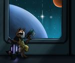 c0nnerc00n gun male mammal planet raccoon ranged_weapon rocket_raccoon solo space space_station weapon 