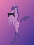  bird book cutie_mark female friendship_is_magic hair looking_at_viewer multi-colored_hair my_little_pony phoenix purple_eyes purple_hair solo thelonecrow twilight_sparkle_(mlp) 
