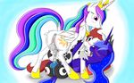  female friendship_is_magic herm horse intersex lolmaster mammal my_little_pony original_character pony princess_celestia_(mlp) princess_luna_(mlp) pussy 