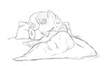  bed cub cutie_mark_crusaders_(mlp) drake_drachenlicht equine female friendship_is_magic horn horse mammal my_little_pony pillow pony sleeping solo sweetie_belle_(mlp) unicorn young 