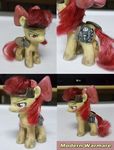  apple_bloom_(mlp) call_of_duty call_of_duty:_modern_warfare_2 call_of_pony cub cutie_mark dirt doll equine female feral friendship_is_magic fur googles hair half-closed_eyes hi_res horse mammal modern-warmare my_little_pony parody pony red_hair solo toy yellow_fur young 