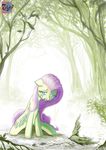  birt blue_eyes bush crying dead equine female fluttershy_(mlp) friendship_is_magic hair horse jowybean mammal my_little_pony outside pegasus pink_hair pony sitting solo tears tree upset wings 