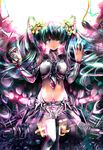  alternate_costume flower hair_flower hair_ornament hatsune_miku heco_(mama) highres long_hair midriff navel revision solo twintails vocaloid 