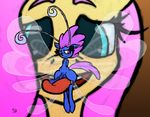  antennae arthropod blush breezie duo equine eyelashes female feral fluttershy_(mlp) friendship_is_magic fur hair horse insect male mammal my_little_pony oral oral_sex penis pink_hair purple_hair seabreeze_(mlp) sex slitherkitty straight tongue tongue_out vein wings yellow_fur 