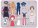  bra coat demon_tail demon_wings dress food food_print fruit hat jacket kill_la_kill mankanshoku_mako nurse_cap panties pants paper_doll police police_hat police_uniform school_uniform senmen_kinuko serafuku smile strawberry strawberry_print sunglasses tail track_jacket track_pants track_suit underwear underwear_only uniform wings 