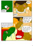  2014 anthro blush comic dinosaur jonathan_alexander male maxime-jeanne muscles nude penetration scalie sex theropod thomas_carter tyrannosaurus_rex 