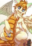  female flammie fur furred_dragon male pussy secret_of_mana slit solo tamaryu wings 