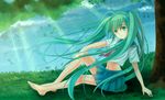  aqua_eyes aqua_hair hatsune_miku seifuku twintails vocaloid youxuemingdie 