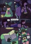  &lt;3 boss_monster caprine comic deltarune dialogue female goat kris_(deltarune) male mammal monster ralsei reading scalie sleeping surprise susie_(deltarune) text twopartpersons_(artist) undertale video_games writing_(disambiguation) 