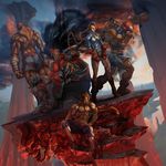  4boys :p aura balrog bodysuit boxing_gloves braid breasts cameltoe cammy_white claw_(weapon) dark_skin garrison_cap glowing glowing_eyes greaves group_picture hat highres leotard long_hair m_bison multiple_boys muscle no_pupils peaked_cap ribbed_leotard sagat shirtless shoulder_pads sitting small_breasts standing street_fighter street_fighter_zero_(series) tattoo throne tommaso_renieri tongue tongue_out twin_braids vega weapon 
