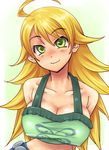  ahoge blonde_hair breasts covered_nipples fuyube_rion hoshii_miki idolmaster idolmaster_(classic) idolmaster_1 large_breasts long_hair solo 