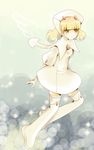  angelic_layer bad_id bad_pixiv_id blanche_(angelic_layer) blonde_hair boots capelet dress flat_chest frown short_dress short_hair solo thigh_boots thighhighs toda_ayu white_legwear yellow_eyes zettai_ryouiki 
