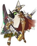  1girl 25505rn barefoot belt beltbra blonde_hair breasts cape cleavage dark dark_skin gear grin guilty_gear guilty_gear_xrd hair hat highres long long_hair ramlethal_valentine ramletherl_valentine rnnavel rnsharp short short_shorts shorts skin teeth underboob 