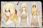  blonde_hair character_sheet closed_eyes color_guide hair_ribbon long_hair misutoretto_(reizoku_ichiba) purple_eyes reizoku_ichiba ribbon slave suzuhiko torn_clothes 