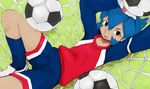  1boy child football inazuma_eleven inazuma_eleven_(series) male male_focus rococo_urupa shimahige soccer_uniform solo sportswear 