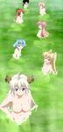  airi_altinate blonde_hair blue_eyes breasts ceara_august elsa_crucial fino_bloodstone lamdimia_do_aximemor large_breasts long_hair lore_beripheral nipples nova_luminous nude sitting smile stitched water yuusha_ni_narenakatta_ore_wa_shibushibu_shuushoku_wo_ketsui_shimashita. 