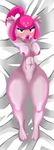  big_lips blush breasts dakimakura female looking_at_viewer louiehaas lying medicham nintendo pok&#233;mon pok&eacute;mon pussy solo video_games wide_hips 