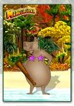  anthro beach bra dreamworks female gloria hippo madagascar seaside seaweed starfish stick tree underwear 