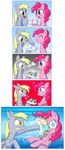  blonde_hair blue_eyes comic cupcakes cute derpy_hooves_(mlp) duo equine female friendship_is_magic fur grey_fur hair happy horse mammal my_little_pony not_muffins open_mouth package pegasus pink_fur pink_hair pinkie_pie_(mlp) pony smile snacky-bites tongue tongue_out wings 