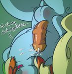  balls cum dickgirl equine friendship_is_magic fur horse intersex mammal my_little_pony penis pony rainbow_dash_(mlp) youwannaslap 