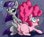  anal anal_insertion anal_penetration anibaruthecat anus blue_eyes blush butt cub duo equine female feral friendship_is_magic fur grey_fur hair horse incest insertion lesbian mammal maud_pie_(mlp) my_little_pony open_mouth penetration pink_fur pink_hair pinkie_pie_(mlp) pony purple_hair pussy raised_tail sibling sisters spasm tongue tongue_out young 