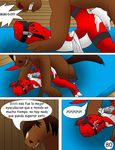  comic crying cum cum_in_ass cum_inside digimon equine forced gag gay guilmon hector21314 horse karate male mammal penetration rape scalie sex spanish spanish_text tears text translated 
