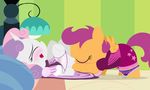  cunnilingus dtcx97 equine female friendship_is_magic fur hair horn horse lesbian mammal my_little_pony oral oral_sex orange_fur pegasus pony purple_hair pussy pussy_juice scootaloo_(mlp) sex sweetie_belle_(mlp) two_tone_hair unicorn vaginal white_fur wings young 