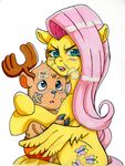  bandage blush cervine crossover cutie_mark duo equine female fluttershy_(mlp) friendship_is_magic fur hair horse irie-mangastudios long_hair looking_at_viewer male mammal my_little_pony one_piece open_mouth pegasus pink_hair plain_background pony reindeer snort snorting teeth tony_tony_chopper white_background wings yellow_fur 