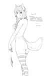  collar female legwear looking_at_viewer mammal nnecgrau stockings zoe 
