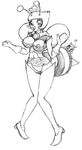  antennae anthro arthropod bee breasts crown female insect mario_bros monochrome nintendo pussy queen_bee stinger super_mario_galaxy unknown_artist video_games 