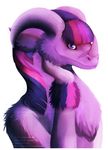  female friendship_is_magic fur furred_dragon hair horn ius-iuris mammal multi-colored_hair my_little_pony pink_fur purple_eyes solo twilight_sparkle_(mlp) 