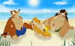  beach bigger_version_at_the_source chubby foot_fetish foxxo gay hindpaw male muscles nude paws pui_pui seaside wuffle 