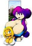  anthro areola big_breasts blonde_hair blue_eyes breasts buxom_gal cape drake_fenwick erect_nipples female grape hair huge_breasts human hyper hyper_breasts mammal nipples pigtails prairie_dog purple_hair red_eyes rodent superhero supermegatopia 