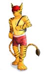  cute feline hybrid lion lynx mammal ryley ryley_(artist) tiger underwear 