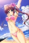  akane_iro_ni_somaru_saka bikini cleavage feng nagase_minato ryohka swimsuits 