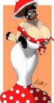  big_breasts breasts feathers female pavita_pechugona sleuth solo turkey wide_hips 