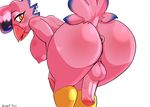  anthro anthrofied anus areola avian backsack balls beak bent_over big_breasts big_butt bird biyomon breasts butt dickgirl digimon erection eyelashes feathers glans half-closed_eyes hanging_breasts humanoid_penis intersex looking_at_viewer looking_back nipples open_mouth penis pink_penis plankboy presenting presenting_ass presenting_hindquarters presenting_pussy pussy side_boob solo standing vein veiny_penis wide_hips 