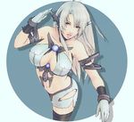  alva bad_id bad_pixiv_id blue_eyes breasts copyright_request gloves large_breasts solo thighhighs white_hair 