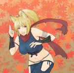  alva animal_ears blonde_hair breasts copyright_request large_breasts panties purple_eyes solo underwear 